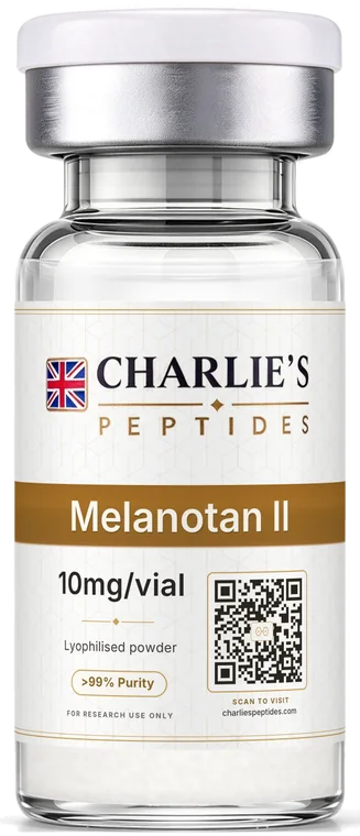 Melanotan II research peptide vial